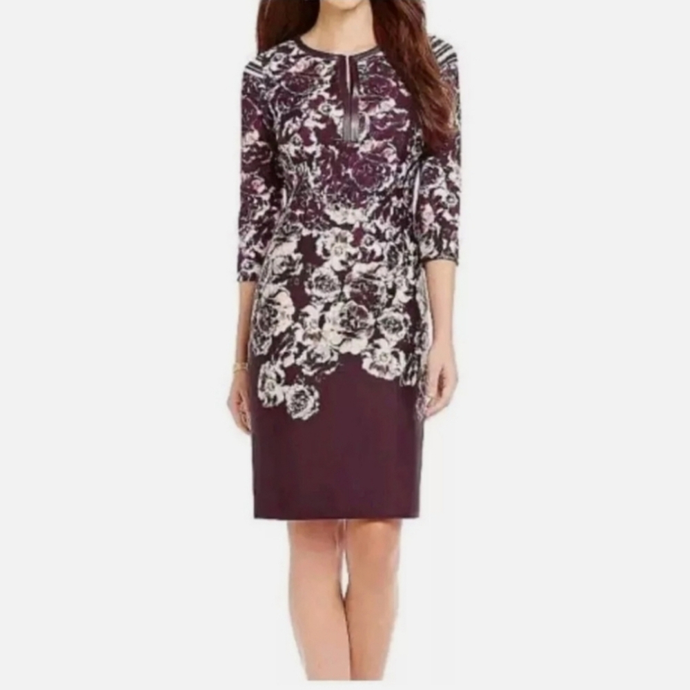 Antonio Melani Striped and Floral Dress